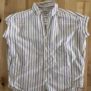 Madewell Striped Button Down Shirt Size XS